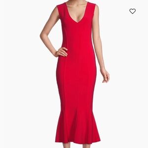 NEW Norma Kamali Grace Paneled Stretch Dress